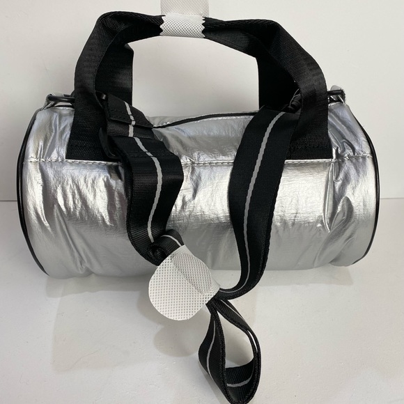 Brand New Silver Bag with Long wide Strap - Picture 4 of 6
